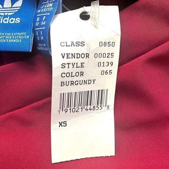 Nike burgundy pants with pink side stripe - Picture 6 of 8